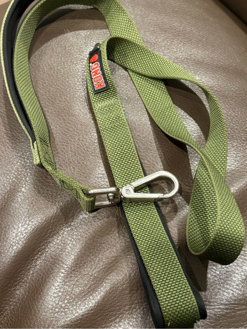 KONG Comfort Standard Padded Nylon Dog Leash, 4ft